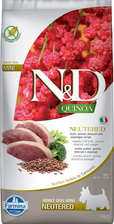 Farmina N&D Quinoa Neutered Adult Mini — пакет 7 кг