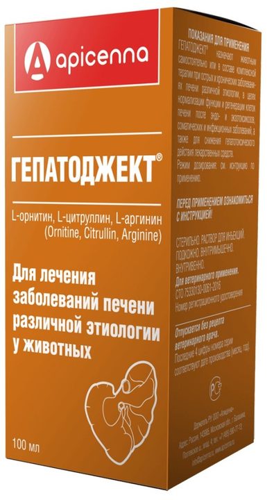 Гепатоджект — 100 мл