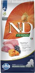 Farmina N&D Pumpkin Lamb & blueberry Puppy Medium & Maxi — пакет 12 кг