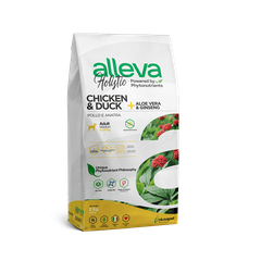 Alleva Holistic Chicken & Duck + Aloe Vera & Ginseng Adult Medium — пакет 2 кг