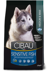 Farmina Cibau Sensitive Fish Medium & Maxi — пакет 2,5 кг