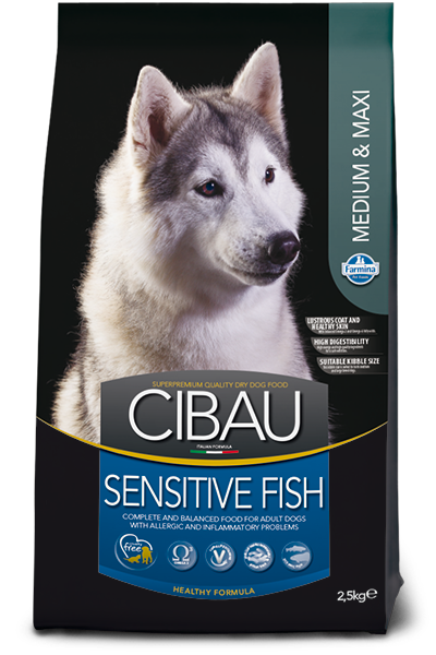 Farmina Cibau Sensitive Fish Medium & Maxi — пакет 2,5 кг