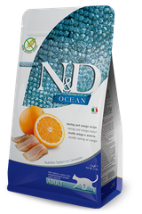 Farmina N&D Ocean Herring & Orange Adult — пакет 1,5 кг
