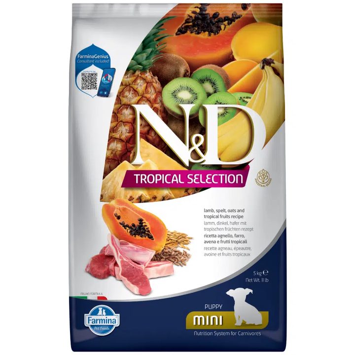 Farmina N&D Tropical Selection Lamb Puppy Mini — пакет 5 кг