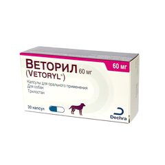 Веторил 60 мг 30 капсул