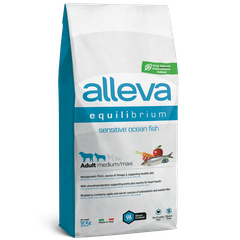 Alleva Equilibrium Sensitive Ocean Fish Adult Medium/Maxi — пакет 12 кг