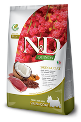 Farmina N&D Quinoa Skin & Coat Duck Adult Mini — пакет 2,5 кг