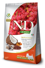 Farmina N&D Quinoa Skin & Coat Herring Adult Mini — пакет 2,5 кг