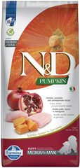 Farmina N&D Pumpkin Chicken, Pumpkin and Pomegranate Puppy Medium & Maxi — пакет 12 кг