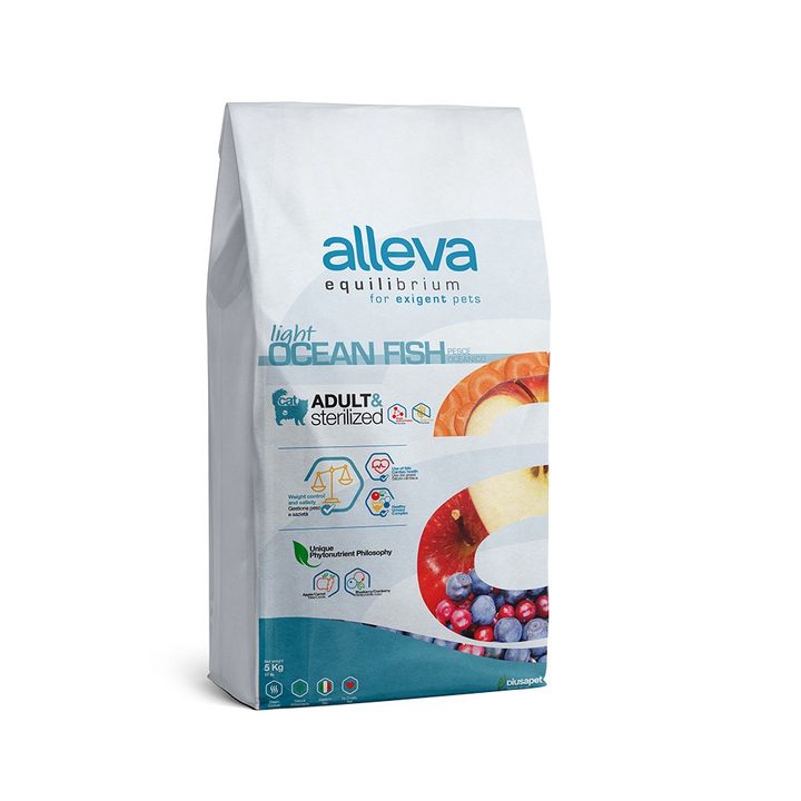 Alleva Equilibrium Fish Sterilized Cat — пакет 5 кг