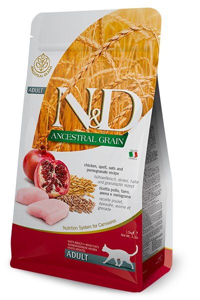 Farmina N&D Ancestral Grain Chicken & Pomegranate Adult — пакет 1,5 кг