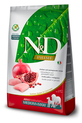 Farmina N&D Prime Chicken & Pomegranate Adult Medium & Maxi — пакет 2,5 кг