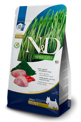 Farmina N&D Spirulina Lamb, Spirulina and Wolfberry adult mini — пакет 2 кг