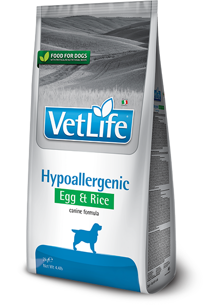 Farmina Vet Life Hypoallergenic Egg & Rice canine formula — пакет 2 кг