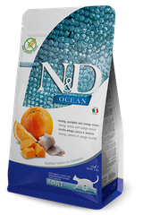 Farmina N&D Ocean Herring, Pumpkin & Orange Adult — пакет 1,5 кг