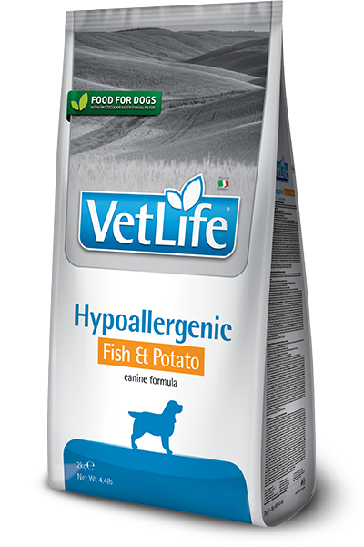 Farmina Vet Life Hypoallergenic Fish & Potato canine formula — пакет 2 кг