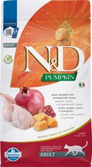 Farmina N&D Pumpkin Quail, Pumpkin and Pomegranate Adult Cat — пакет 1,5 кг
