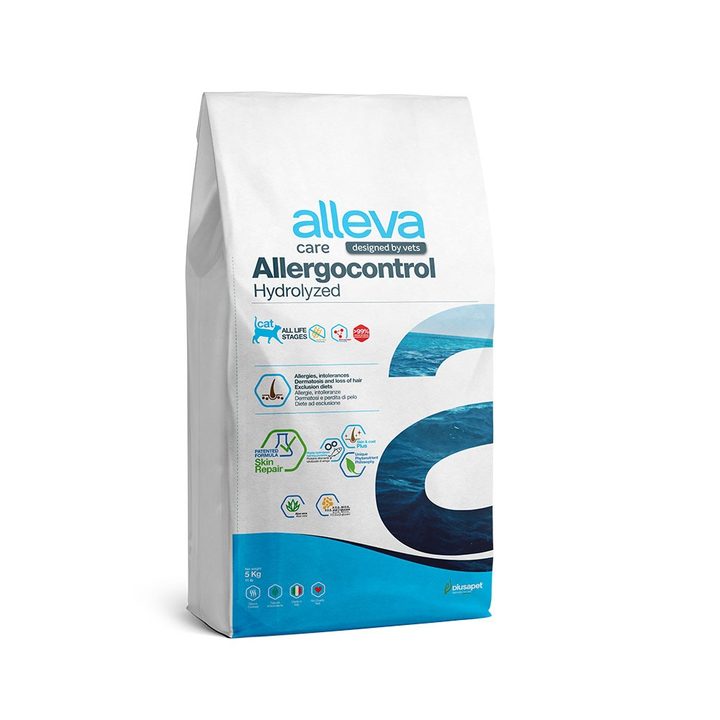 Alleva Care Allergocontrol Hydrolyzed Cat — пакет 5 кг