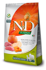 Farmina N&D Pumpkin Boar and Apple Adult Medium & Maxi — пакет 2,5 кг