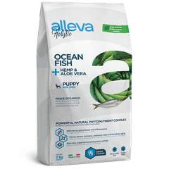 Alleva Holistic Ocean Fish + Hemp & Aloe Vera Puppy Mini — пакет 2 кг