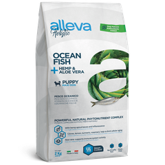 Alleva Holistic Ocean Fish + Hemp & Aloe Vera Puppy Maxi — пакет 2 кг
