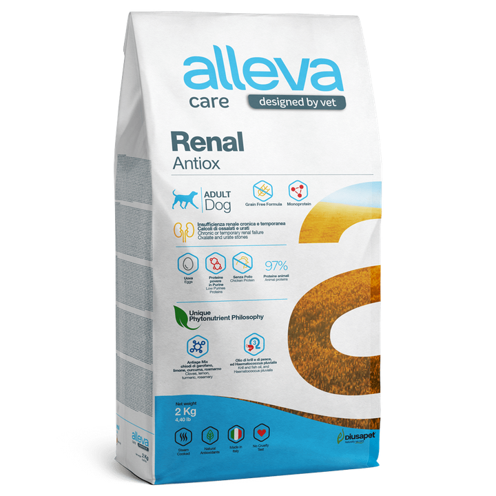 Alleva Care Renal Antiox Adult Dog — пакет 2 кг