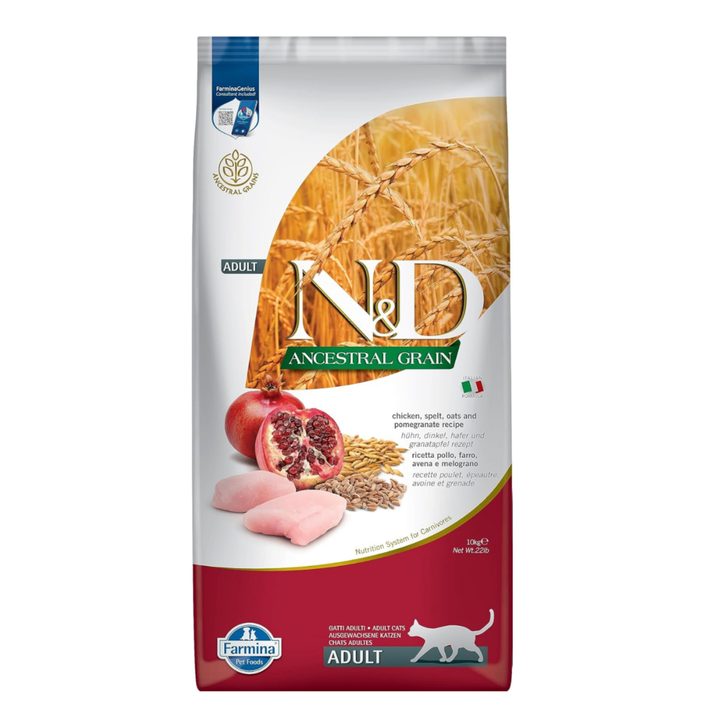 Farmina N&D Ancestral Grain Chicken & Pomegranate Adult — пакет 10 кг