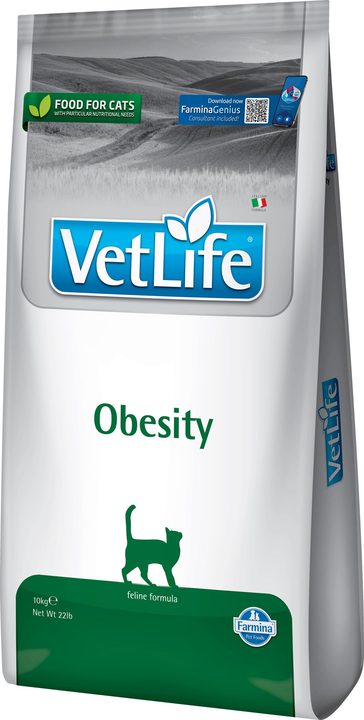 Farmina Vet Life Obesity feline formula — пакет 10 кг
